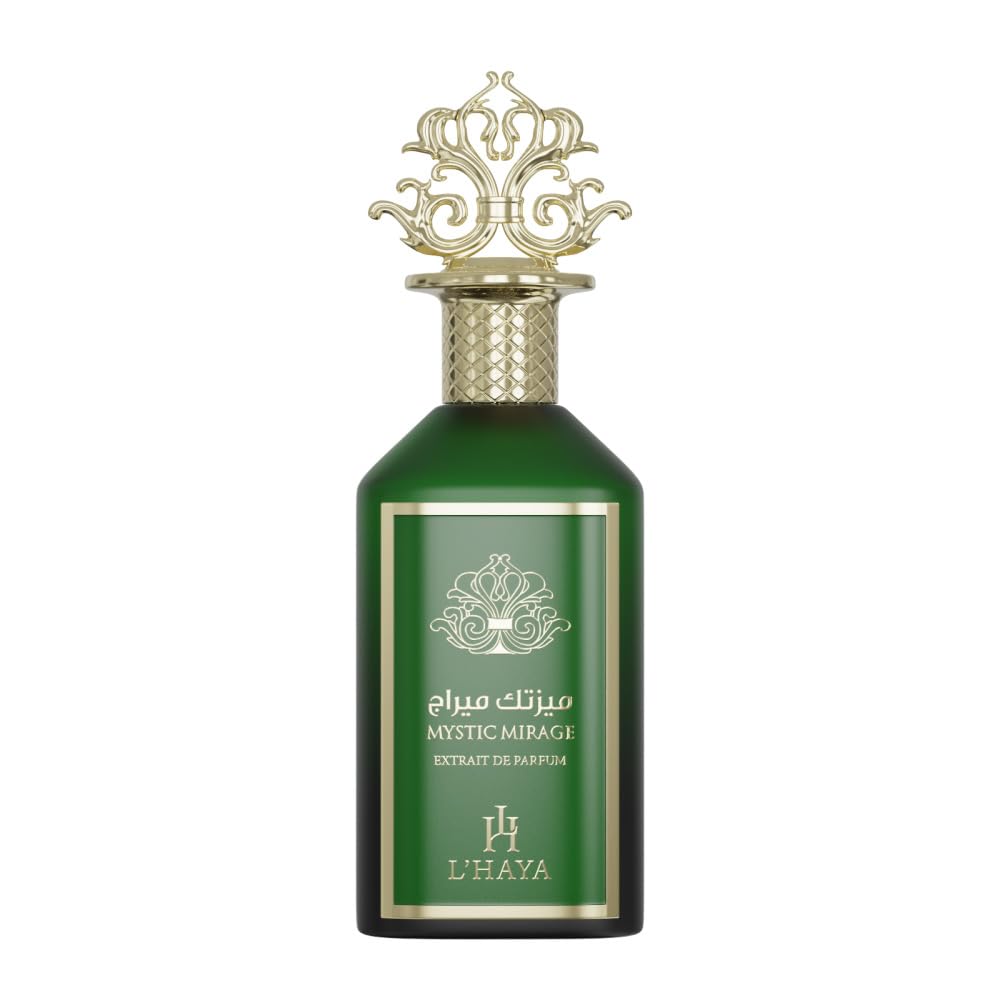 L'HAYA Mystic Mirage Extrait Parfum Luxury Fragrance 100ml 3.4 oz Gold Crown