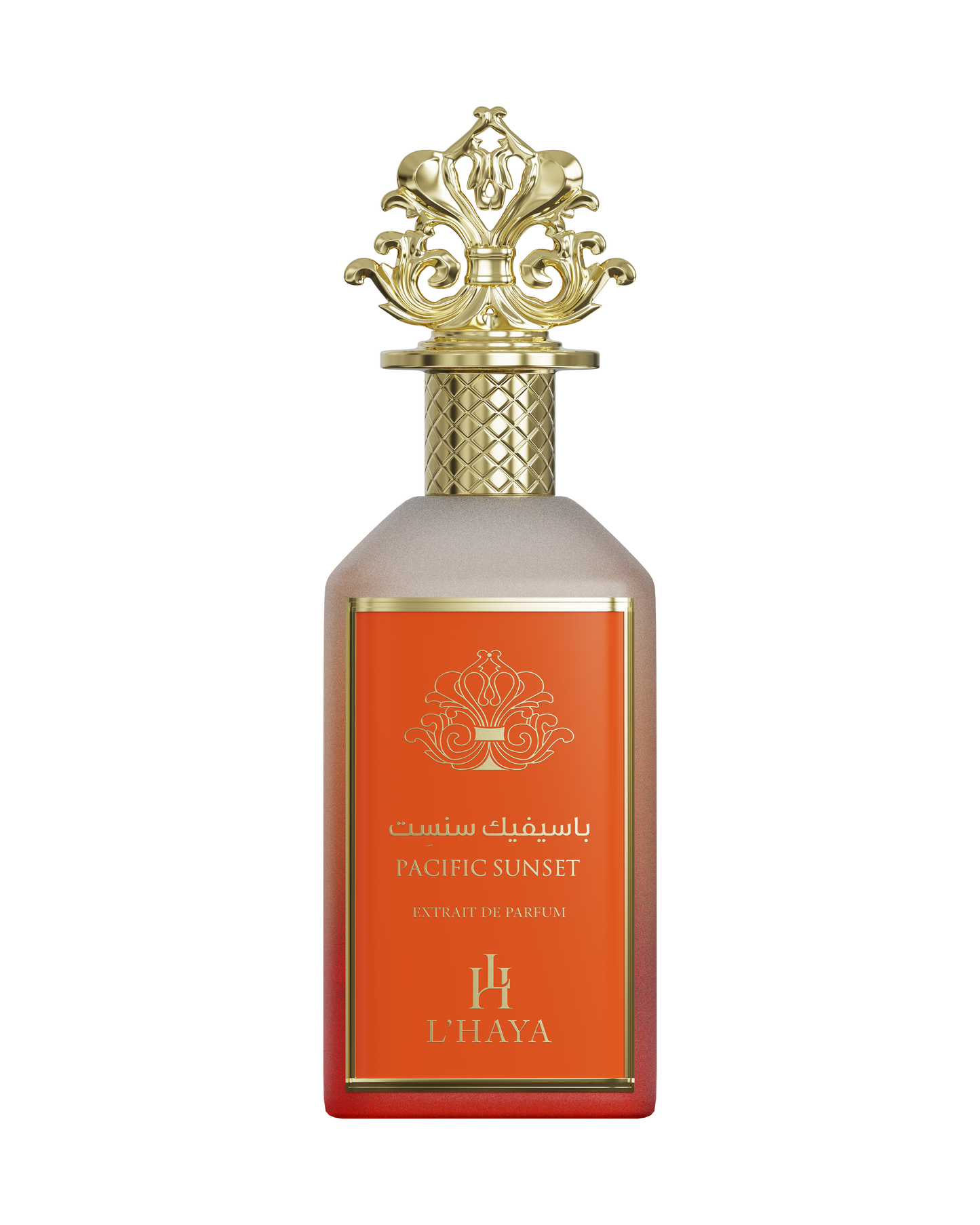 L'HAYA PACIFIC SUNSET Extrait Parfum Luxury Fragrance 100ml 3.4 oz Gold Crown