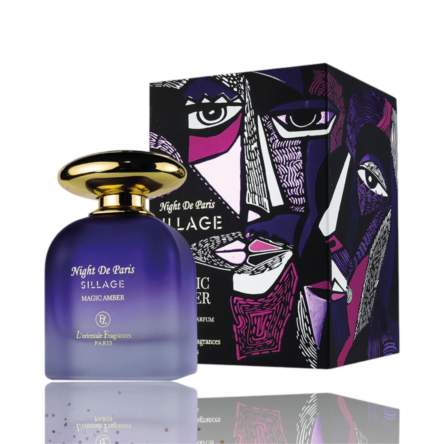 Night de Paris Sillage Magic Amber by L’Orientale Fragrances 3.3 Oz Extrait de Parfum