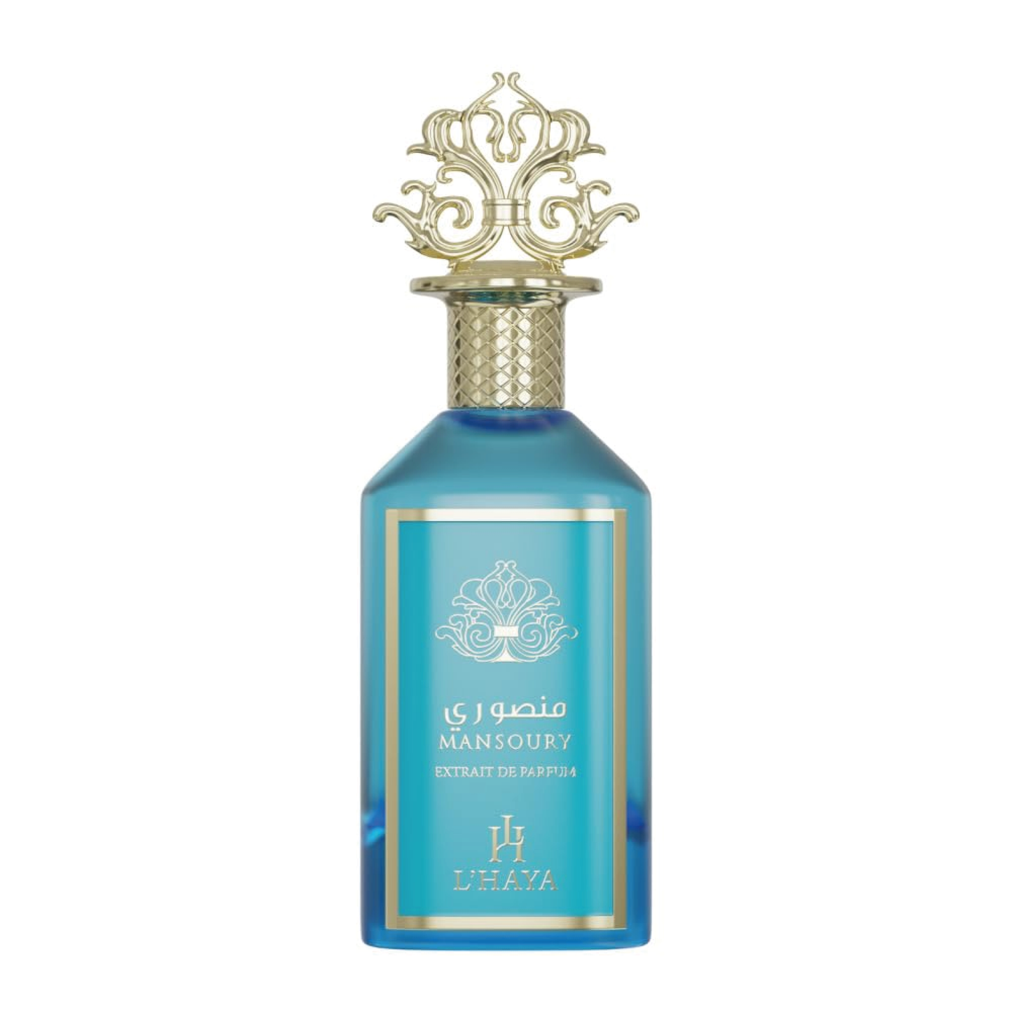 L'HAYA Mansoury Extrait de Parfum Luxury Fragrance 100ml 3.4 oz Gold Crown