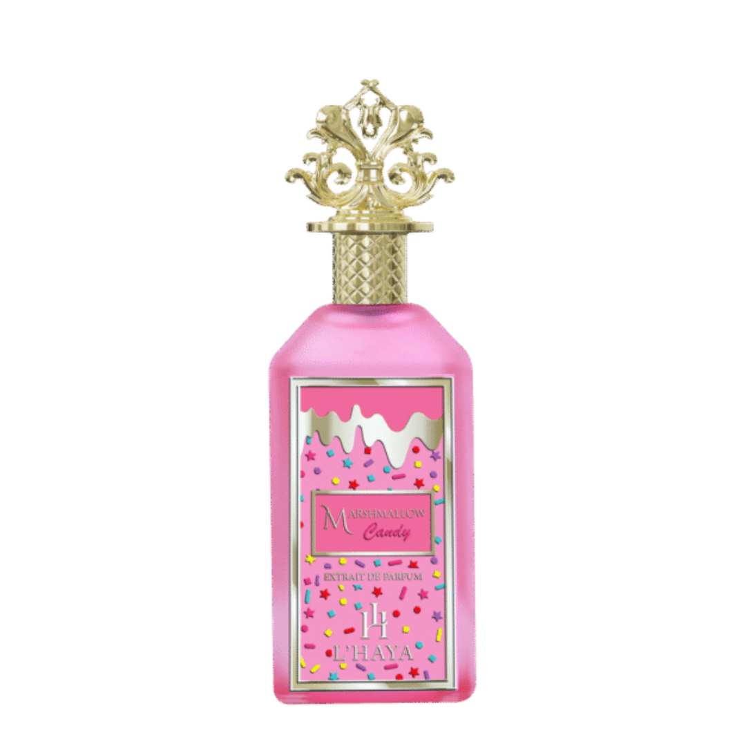 L'HAYA MARSHSMALLOW CANDY Extrait Parfum Luxury Fragrance 100ml 3.4 oz Gold Crown