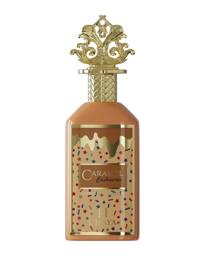 L'HAYA CARAMEL CASHMERAN  Extrait De Parfum Luxury Fragrance 100ml 3.4 oz Gold Crown