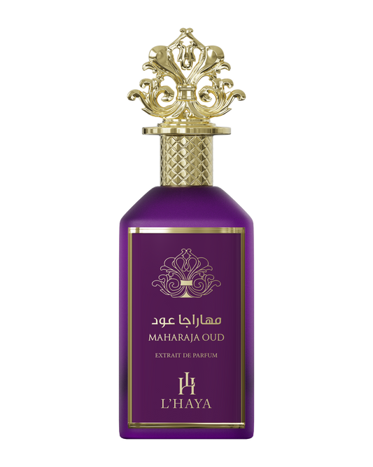 L'HAYA MAHARAJA OUD Extrait Parfum Luxury Fragrance 100ml 3.4 oz Gold Crown