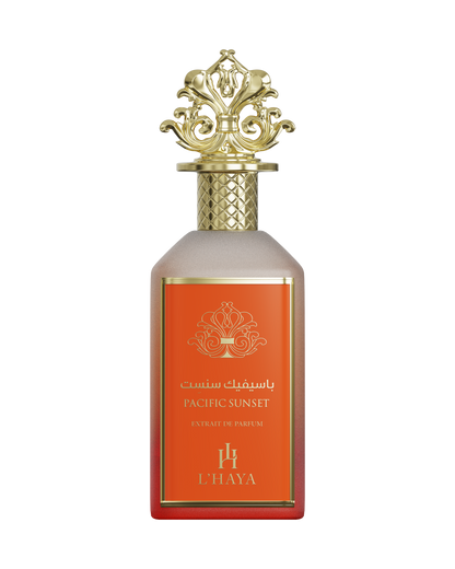 L'HAYA PACIFIC SUNSET Extrait Parfum Luxury Fragrance 100ml 3.4 oz Gold Crown