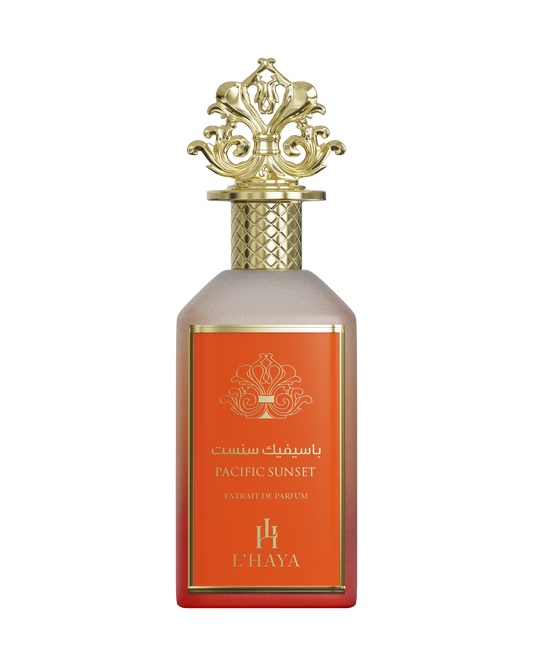 L'HAYA PACIFIC SUNSET Extrait Parfum Luxury Fragrance 100ml 3.4 oz Gold Crown
