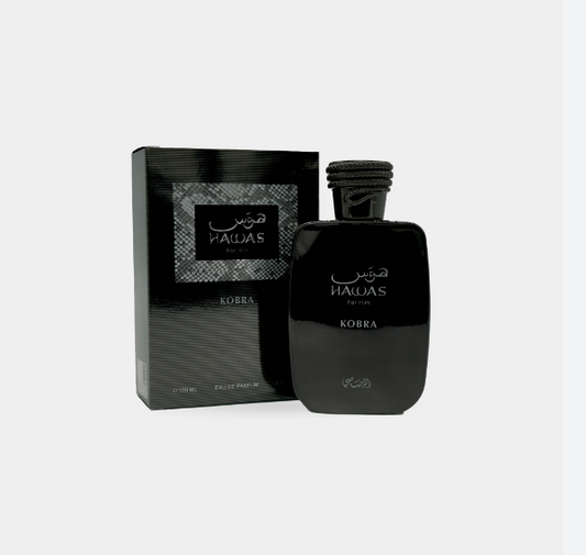 Hawas Kobra By Rasasi for Men Eau De Perfum Long Lasting Frgrance Perfum  For Men 3.4 oz 100 ml
