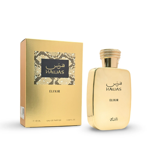 Hawas Elixir By Rasasi Unisex Eau De Perfum Long Lasting Frgrance Perfum 3.4 oz 100 ml