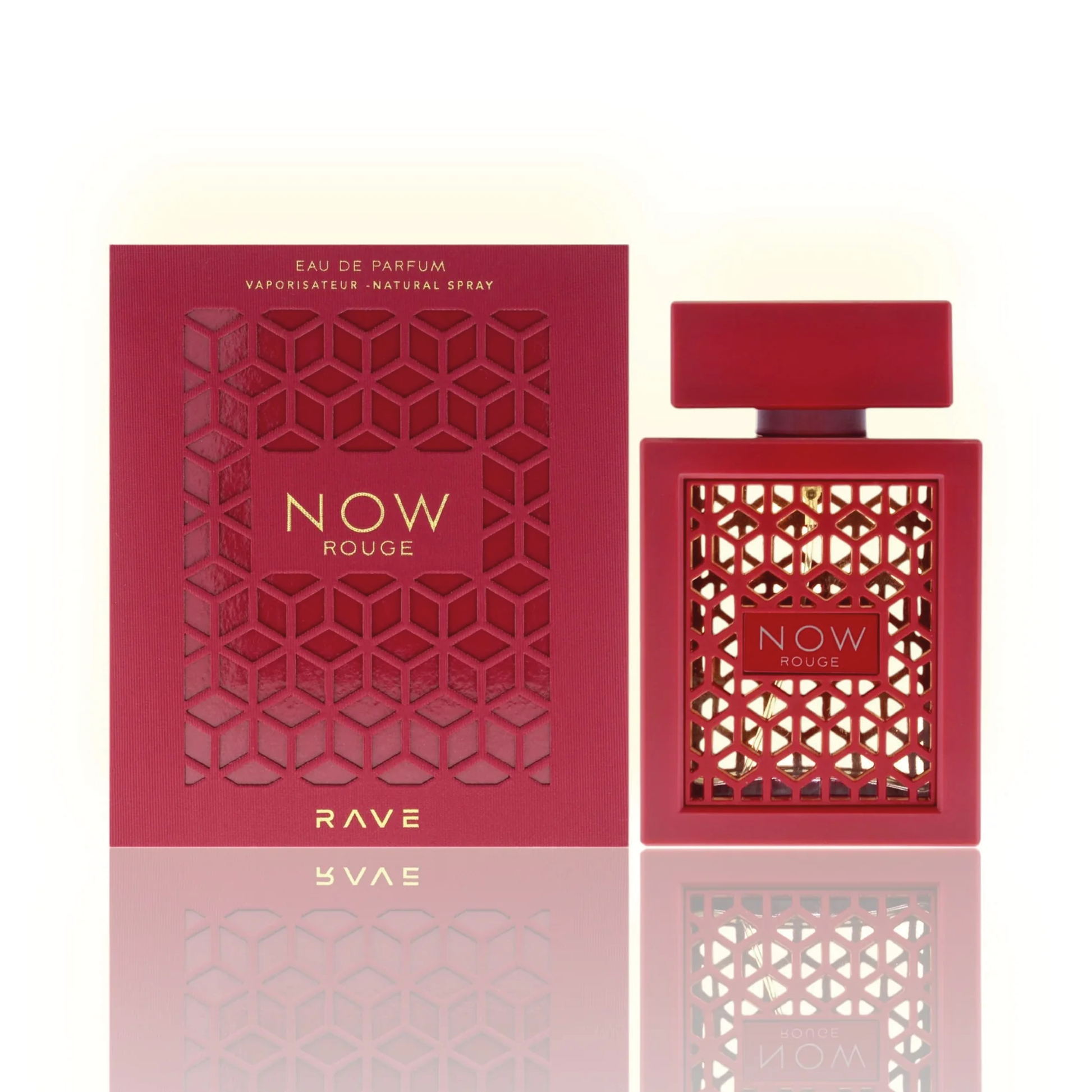 Rave Now Rouge Eau De Parfum By Lattafa 100ml 3.4 FL OZ