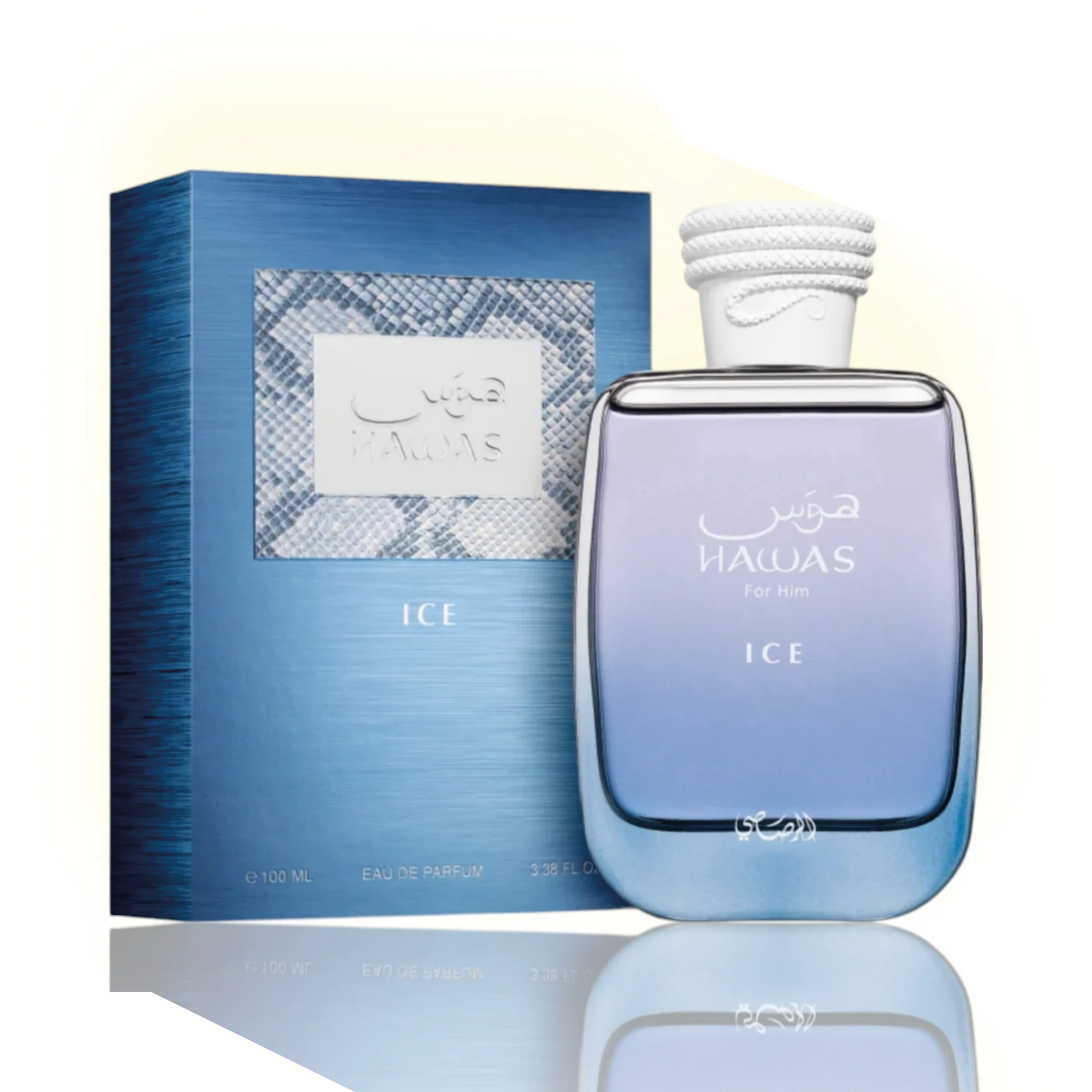 Hawas Ice by Rasasi 3.4oz Eau de Parfum for Men
