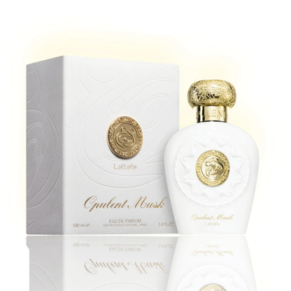 Almizcle opulento de Lattafa Eau De Parfum 3.4 Oz