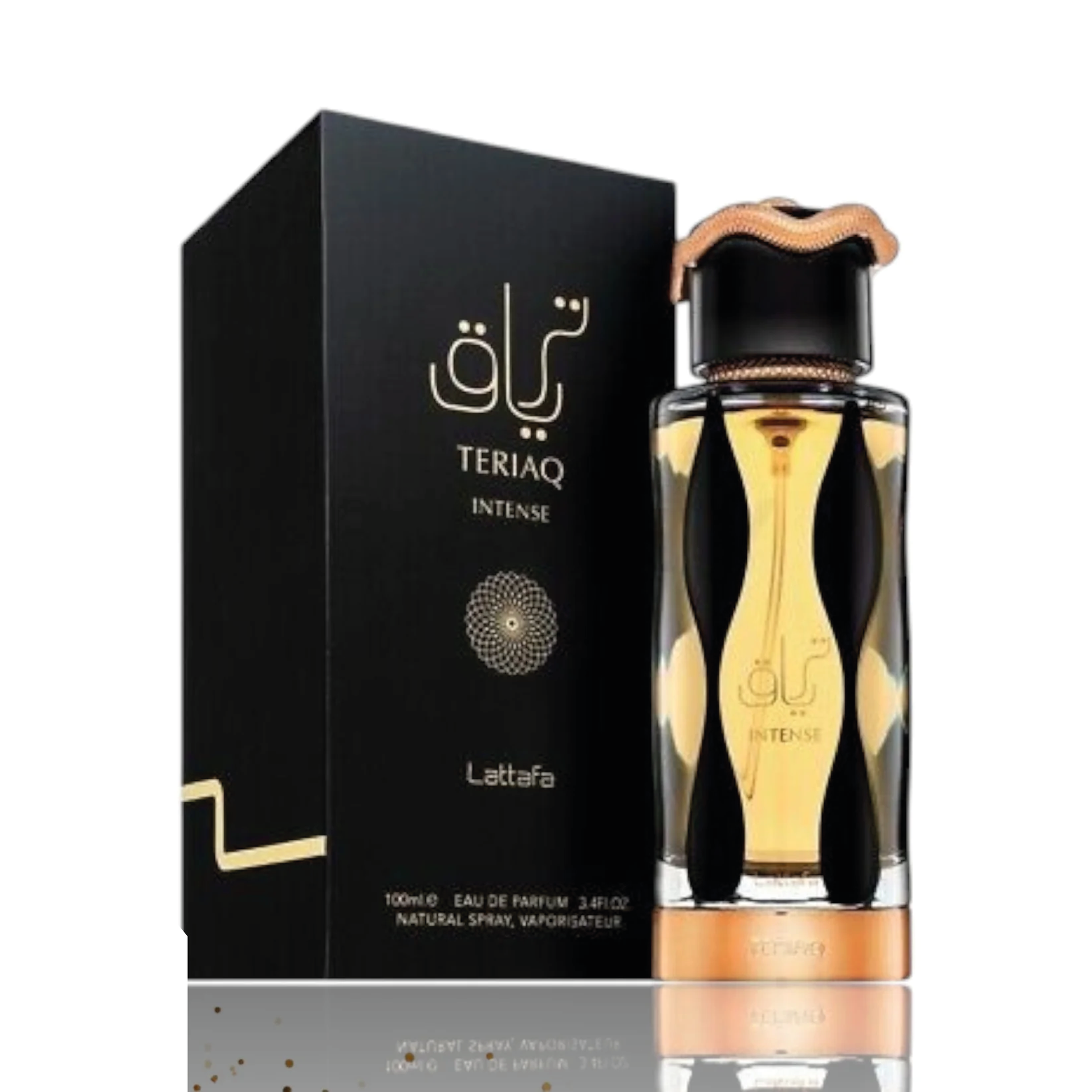 Teriaq Intense By Lattafa 3.4 Oz Eau de Parfum