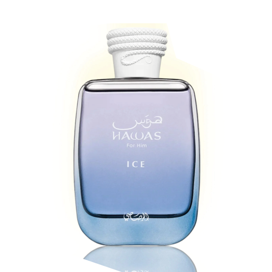 Hawas Ice de Rasasi 3.4oz Eau de Parfum para hombre