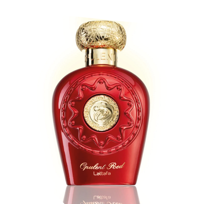 Rojo opulento por Lattafa Eau De Parfum 3.4 Oz