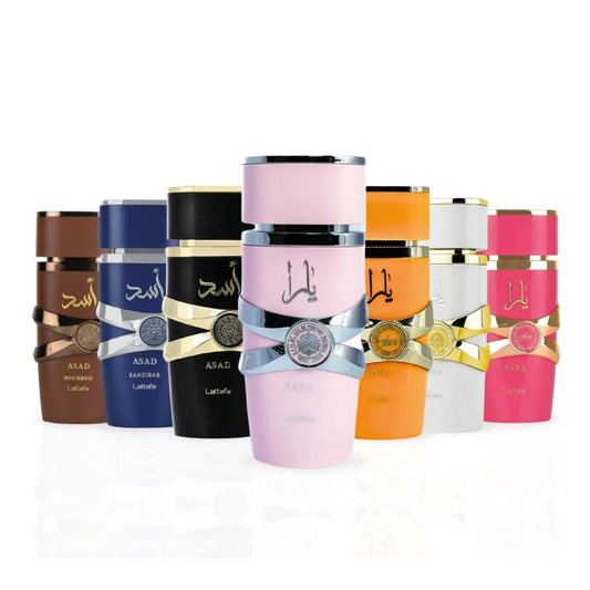 Colección Yara genérica: Set de regalo de 7 Eau de Parfum (unisex, 100 ml cada uno)