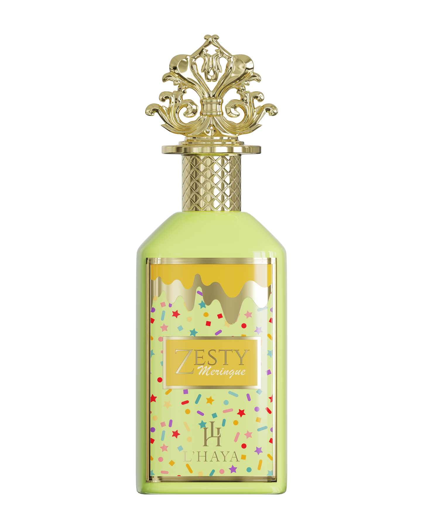 L'HAYA ZESTY MERINGUE Extrait Parfum Luxury Fragrance 100ml 3.4 oz Gold Crown