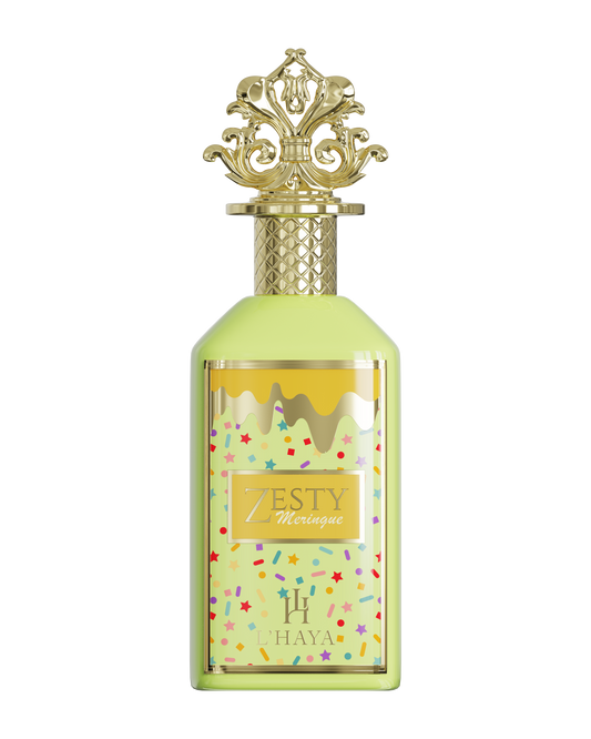 L'HAYA ZESTY MERINGUE Extrait Parfum Luxury Fragrance 100ml 3.4 oz Gold Crown